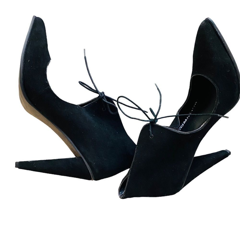 Kenneth Cole Reaction Fond Dona Tie Heels Booties Sh-booties Sz 10 NWT - Picture 8 of 8